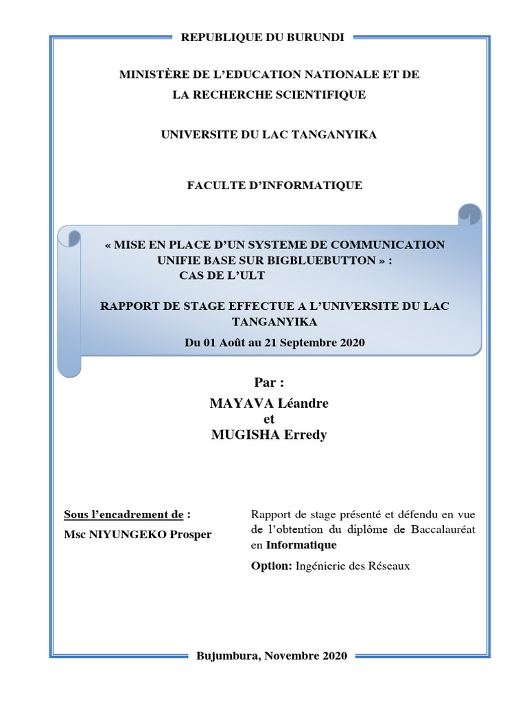 Système de communication BigBlueButton | PDF | Technologies de l ...
