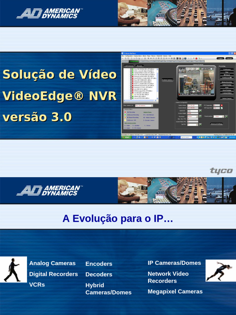 VideoEdge NVR 3.0: Solução de Vídeo IP | PDF | Servidor (informática ...