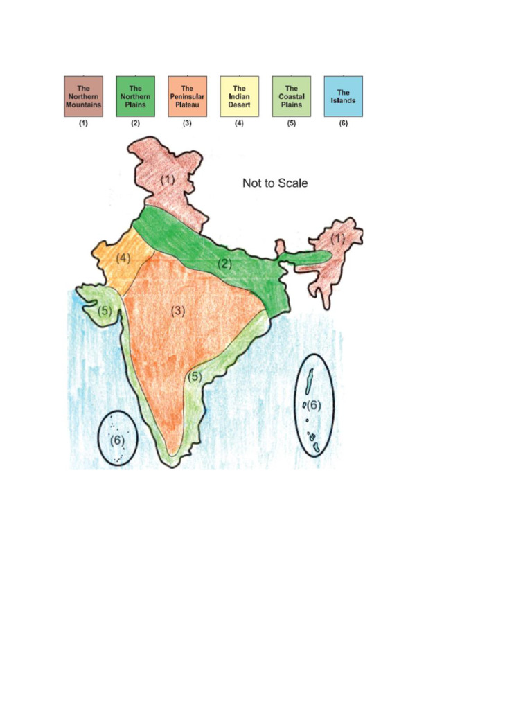 The Physical Features of India | PDF | Himalayas | Physiographic Divisions