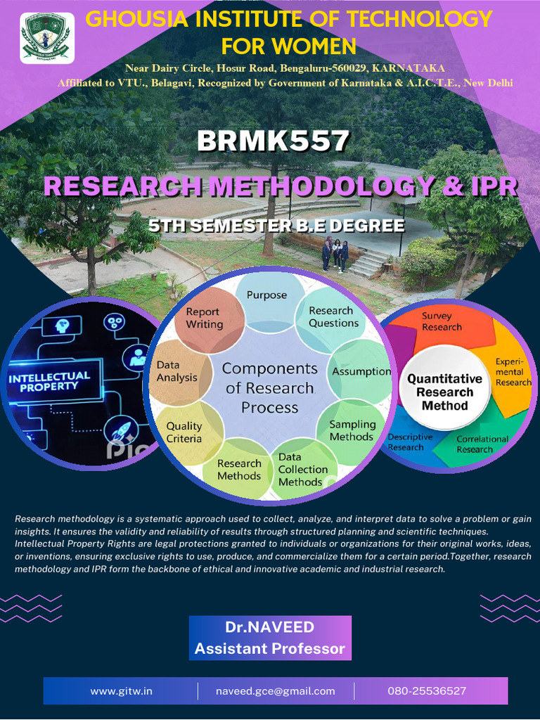 Research Methodology & IPR Course Guide | PDF | Patent | Intellectual ...