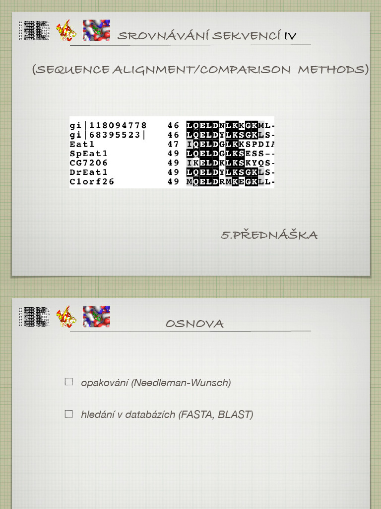 Bioinformatika Alignment Comparison Methods | PDF