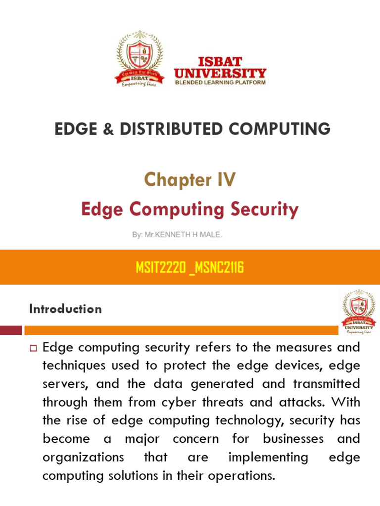 Edge Computing Security Essentials | PDF | Security | Computer Security