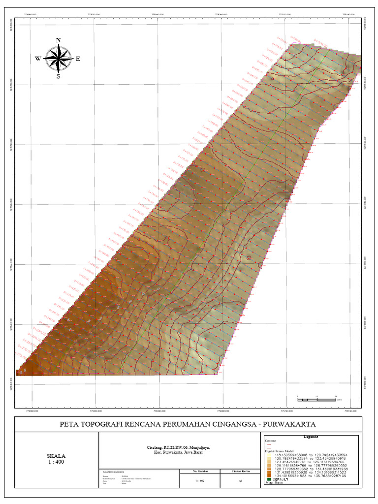 Peta Point Cross Section Overlay Digital Terrain Model | PDF