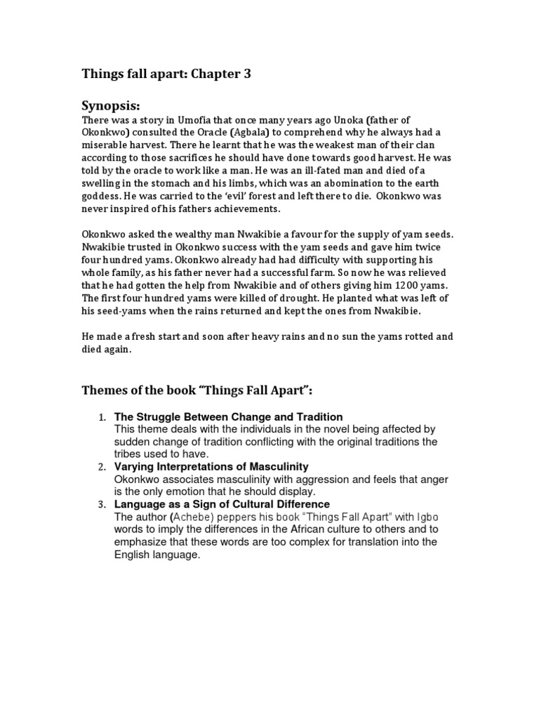 Things Fall Apart PDF