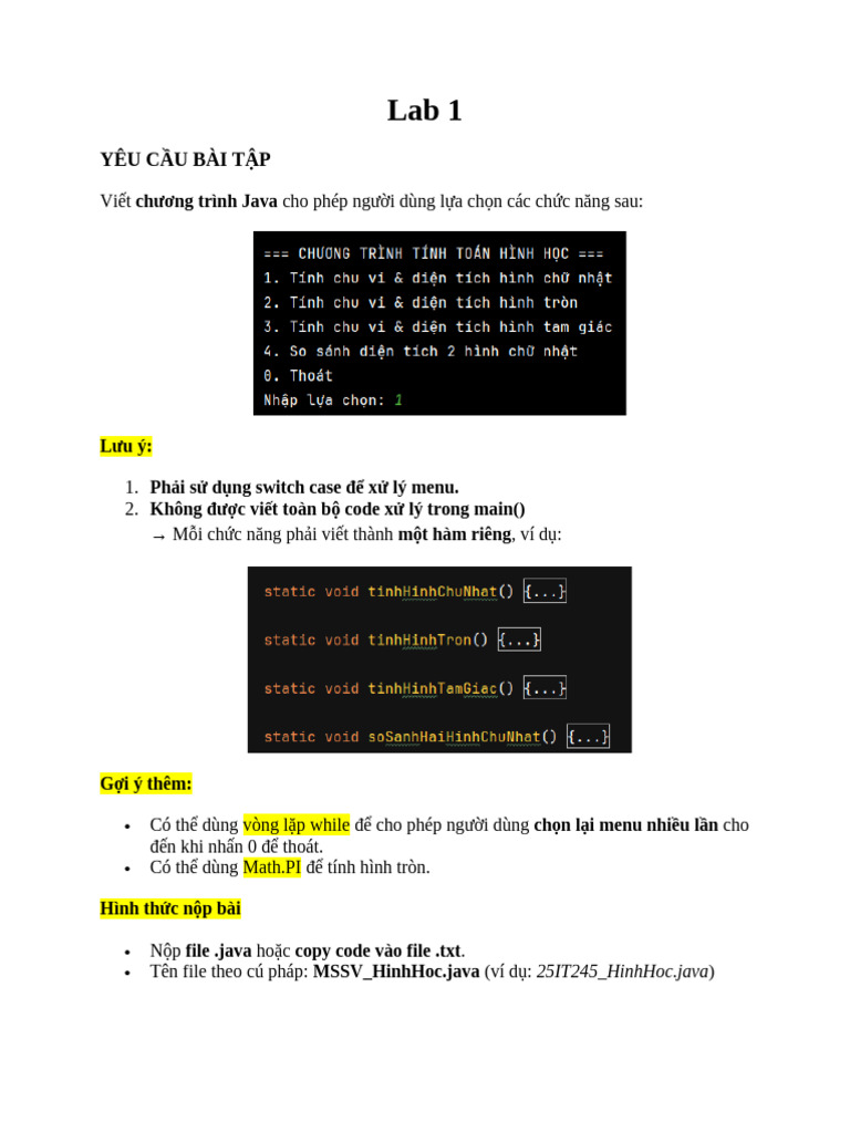 Lab 1 | PDF