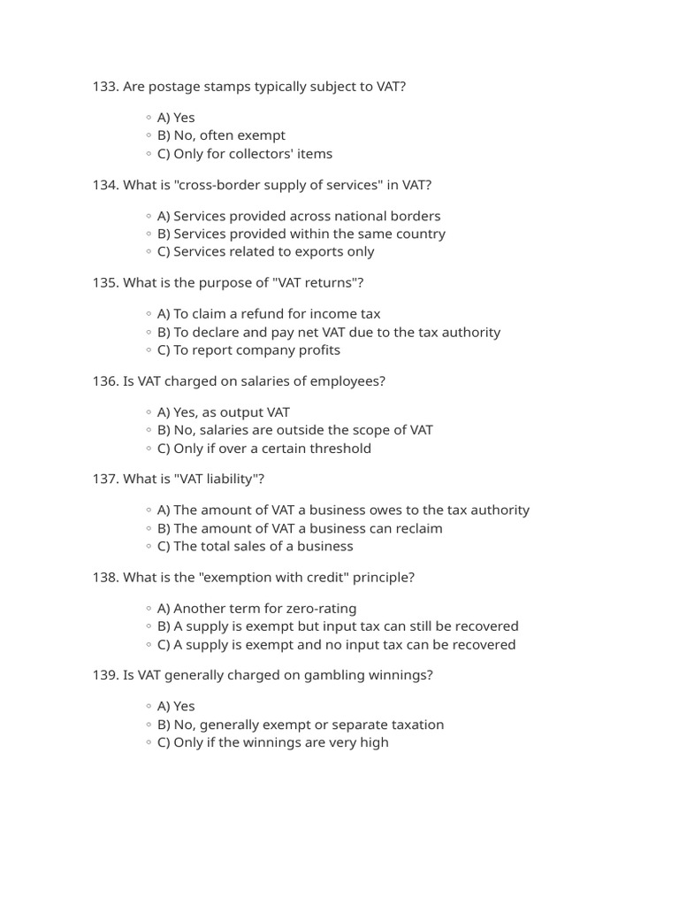 VAT Basics: Key Concepts Explained | PDF | Value Added Tax | Government ...