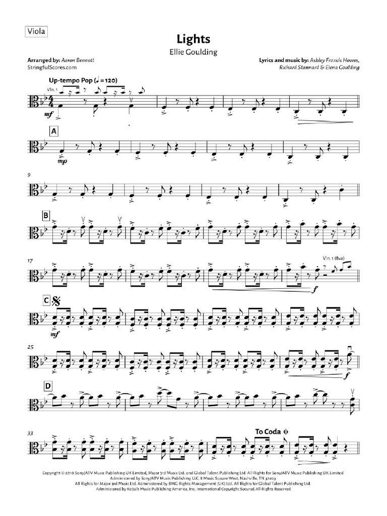 Lights - Viola | PDF
