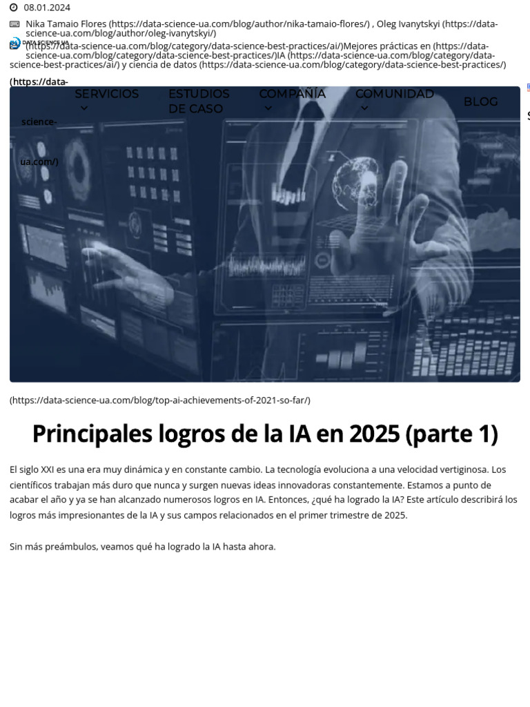 Logros destacados de IA en 2025 | PDF | Inteligencia artificial ...