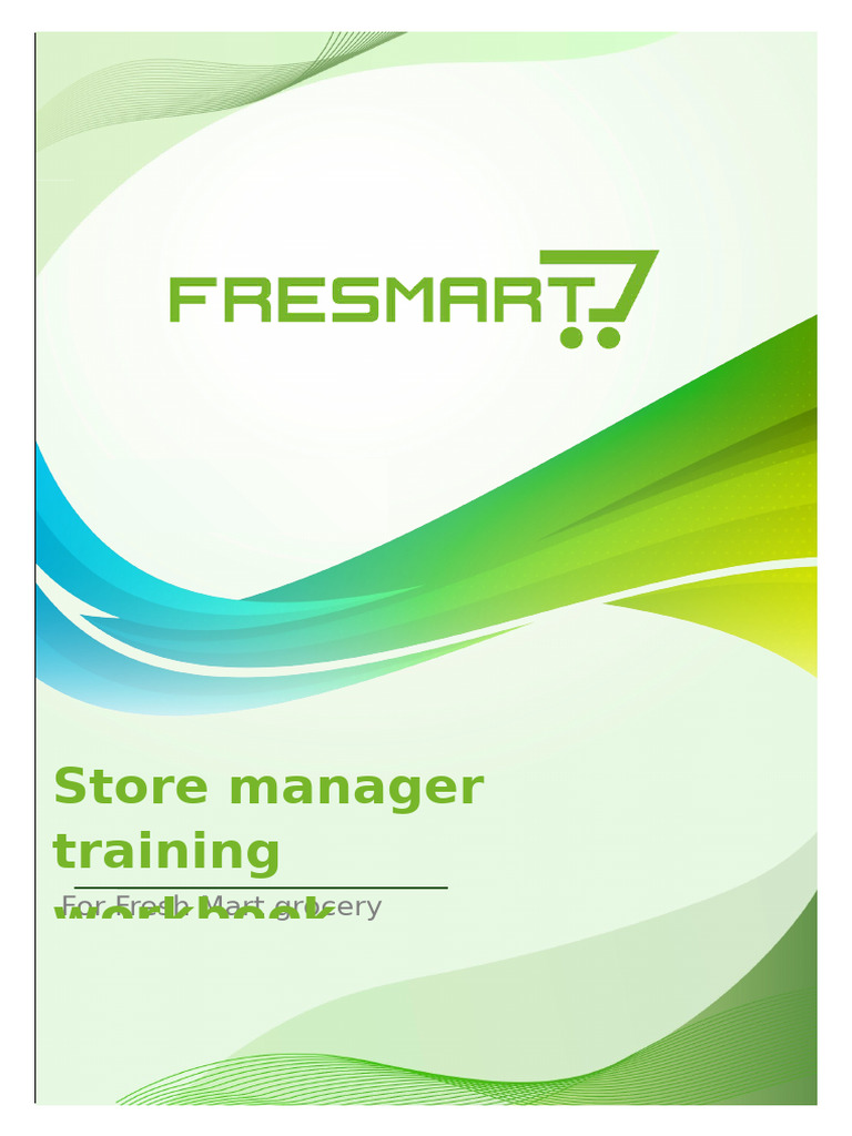 Fresmart Store Manager Training Guide | PDF | Point Of Sale | Business