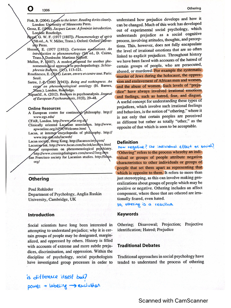 Essays On Othering | PDF
