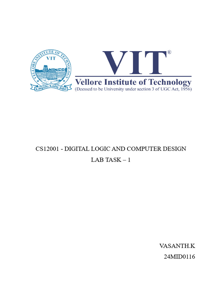Full Adder Design with Half Adders | PDF