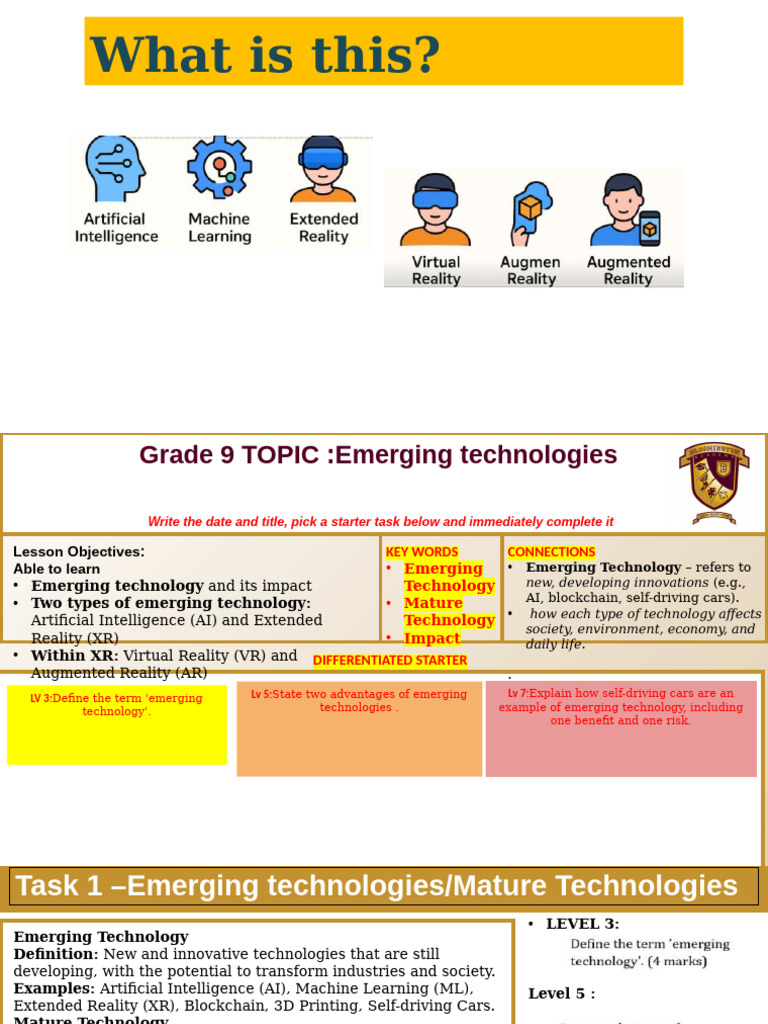 Impact of Emerging Technologies | PDF | Augmented Reality | Artificial ...