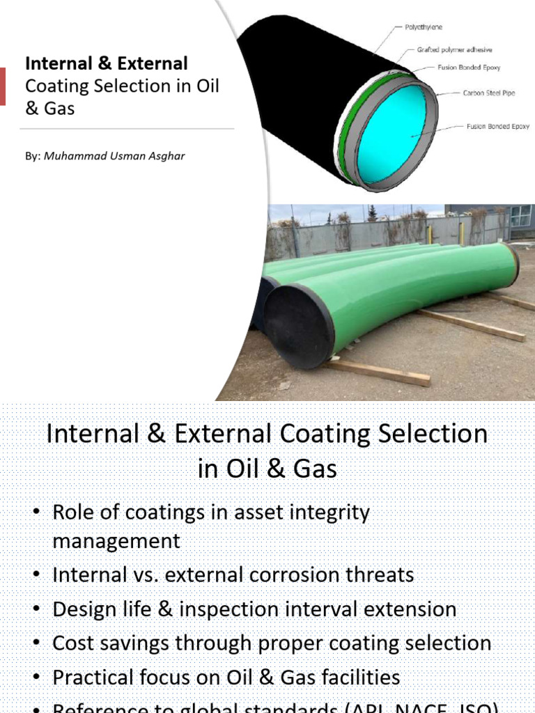 Internal External Coating Selection in Oil Gas 1758170360 | PDF ...