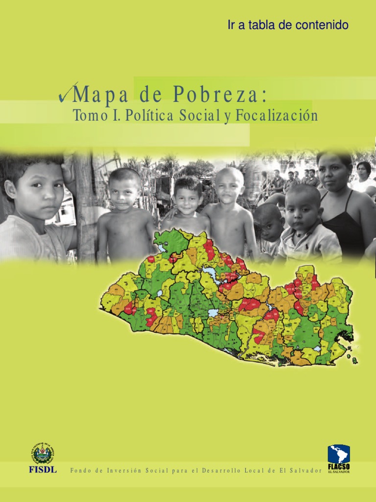 Mapa Nacional de Pobreza en El Salvador | PDF | El Salvador | Pobreza