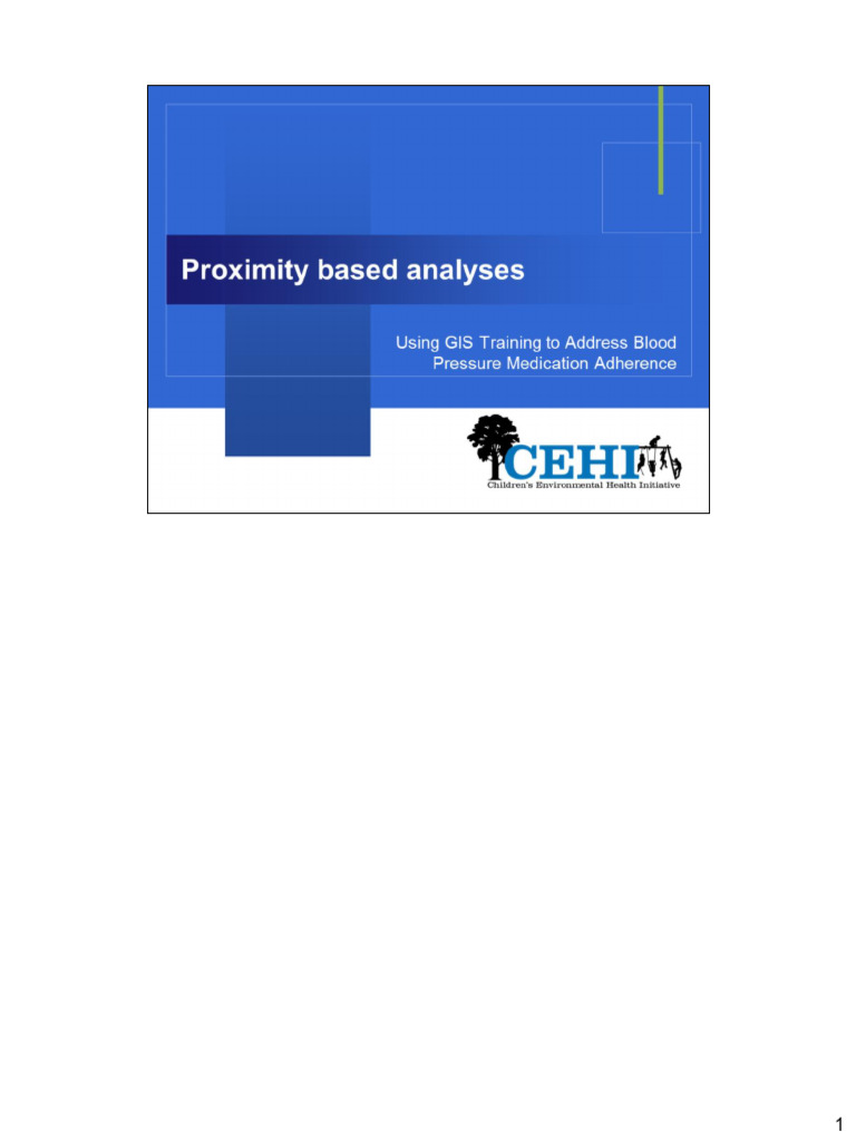 GIS Proximity Analysis Techniques | PDF | Distance | Geographic ...