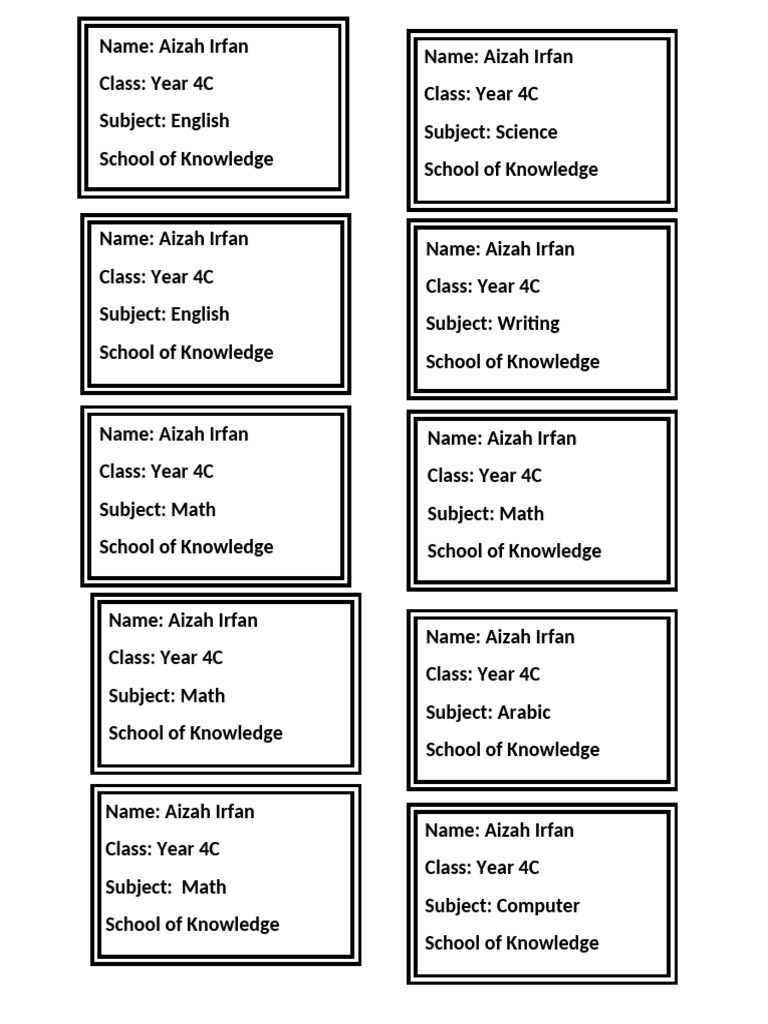 Real School Document 1 | PDF