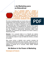 Estrategias de Marketing para Instituciones Educativas