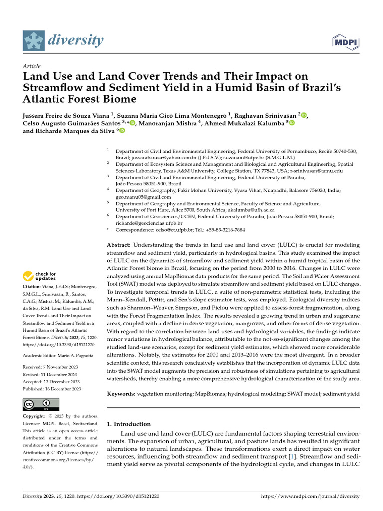 Land Use and Land Cover Trends and Their Impact On | PDF | Climate ...