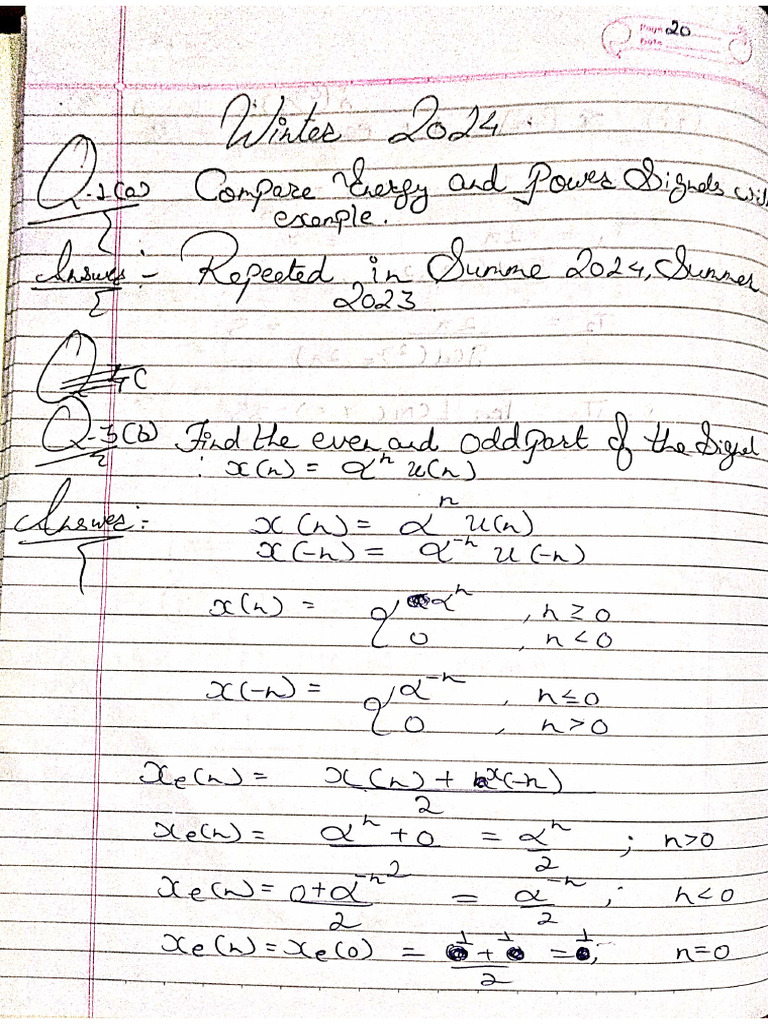 SS Assignment 1 Only Winters 2024-2020 by DR | PDF