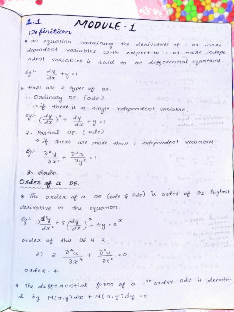 4th Sem Maths Module 1 | PDF