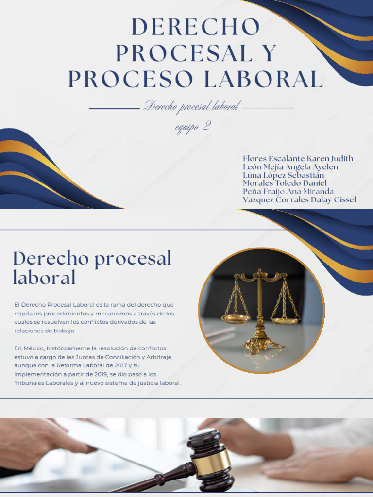 Derecho Procesal Laboral en México | PDF | Ley procesal | Arbitraje