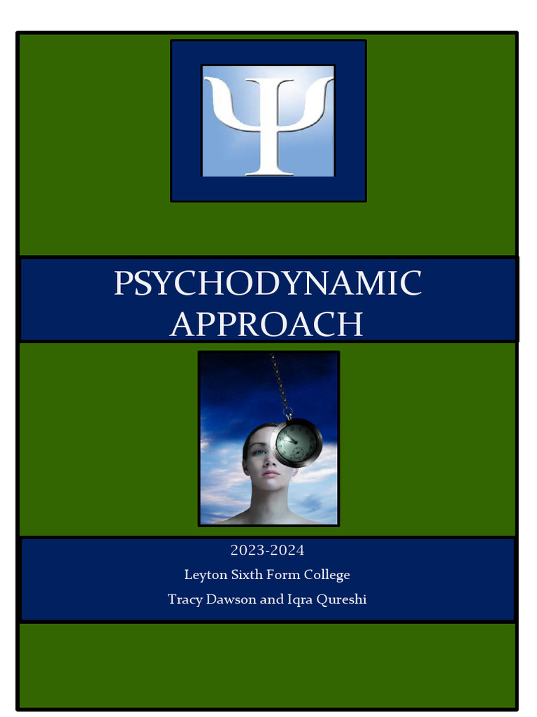 Understanding the Psychodynamic Approach | PDF | Unconscious Mind ...