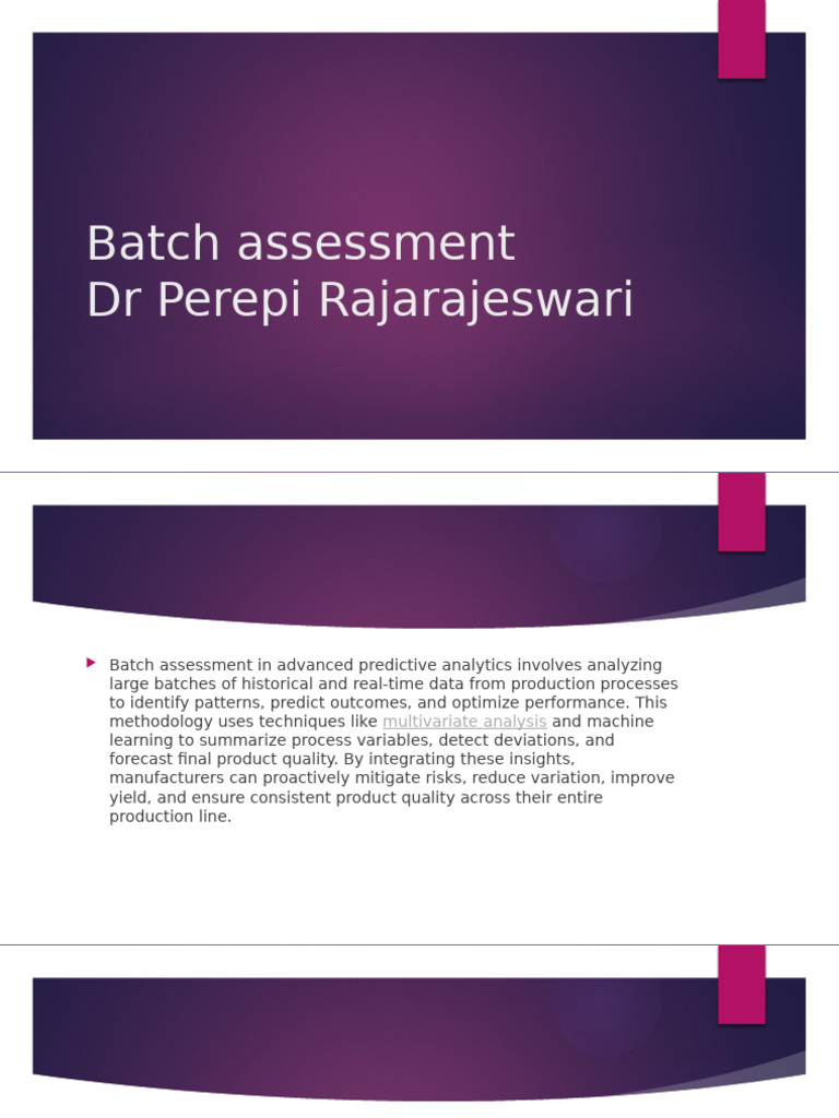 Advanced Batch Assessment in Analytics | PDF | Applied Mathematics