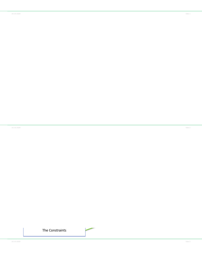 Linear Programming Constraints Overview | PDF | Mathematical ...