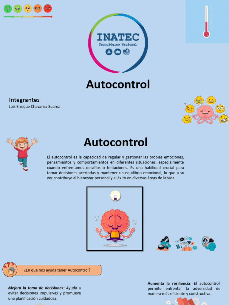Beneficios y Técnicas de Autocontrol | PDF | Las emociones ...