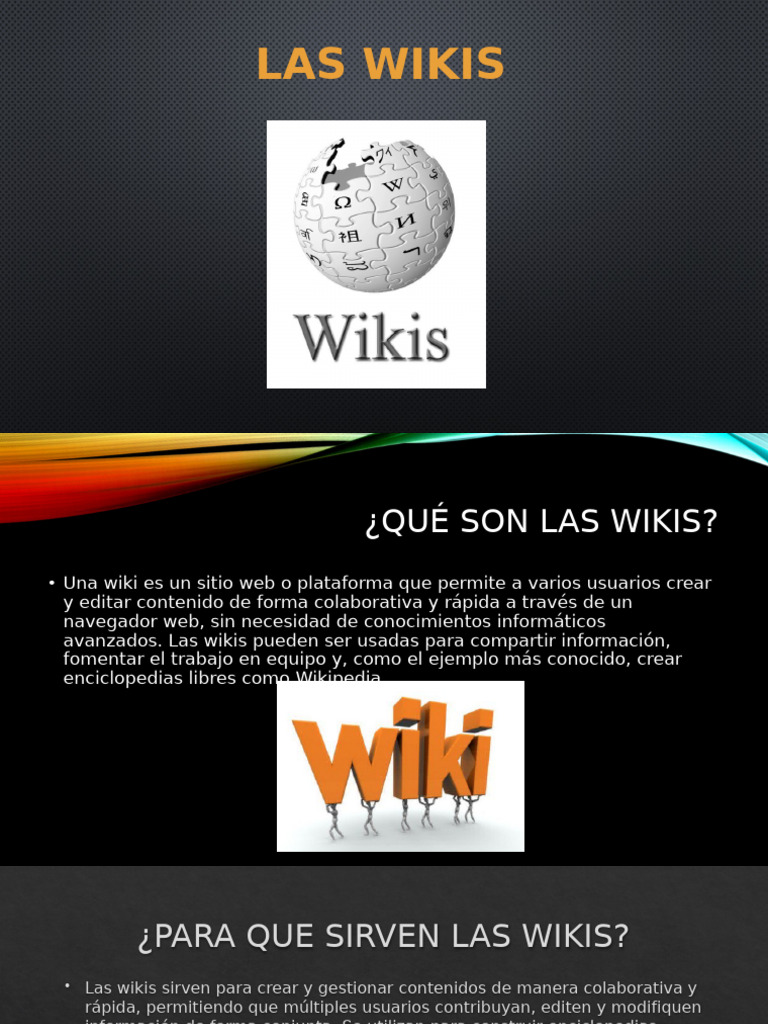 Las Wikis y Sus Caracteristicas | PDF
