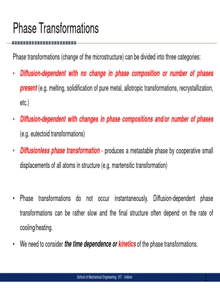 Phase Transformations in Mechanical Engineering | PDF | Heat Treating ...