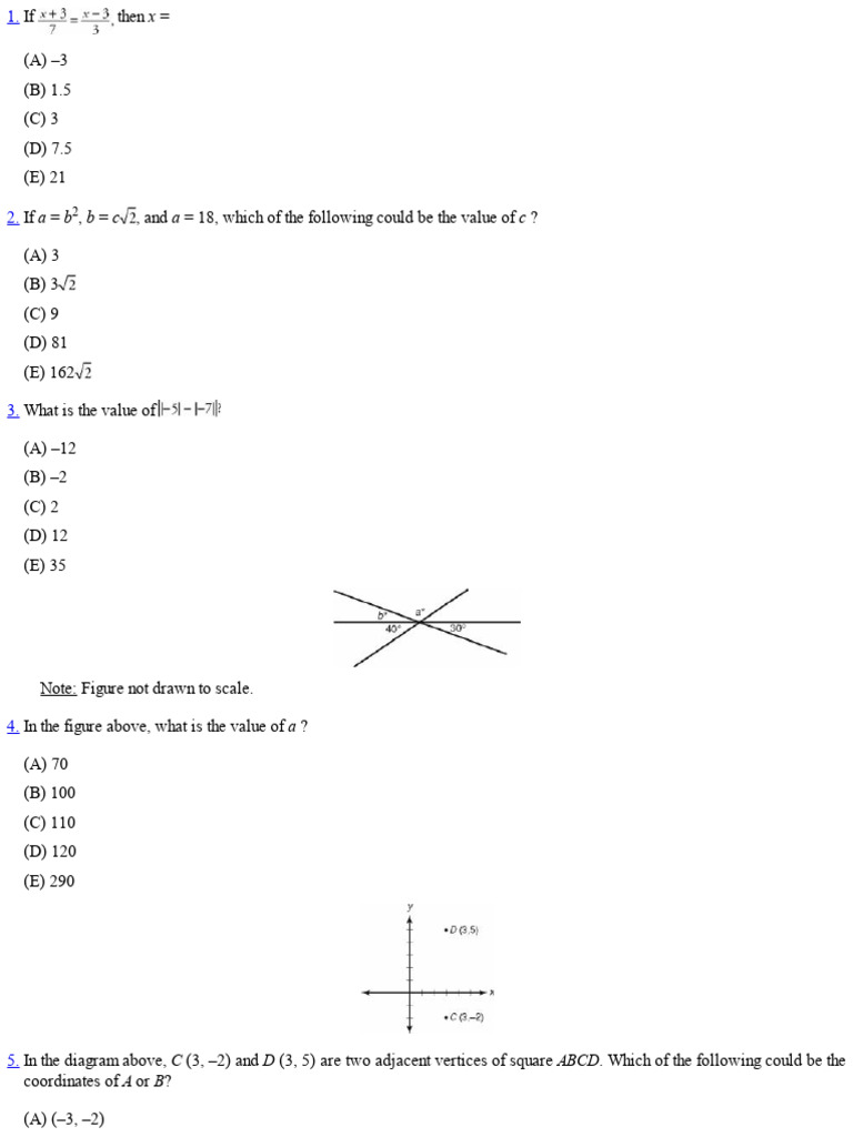 B Test 1 | PDF | Circle | Area