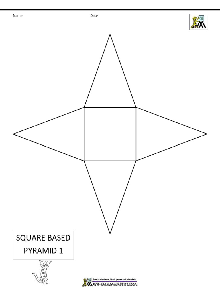 Square Based Pyramid Net 1 | PDF