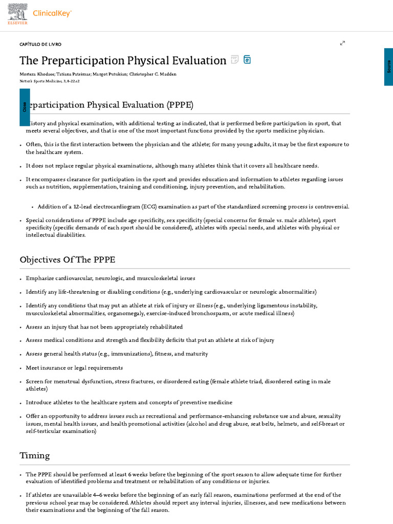 Preparticipation Physical Evaluation Guide | PDF | Substance Abuse ...