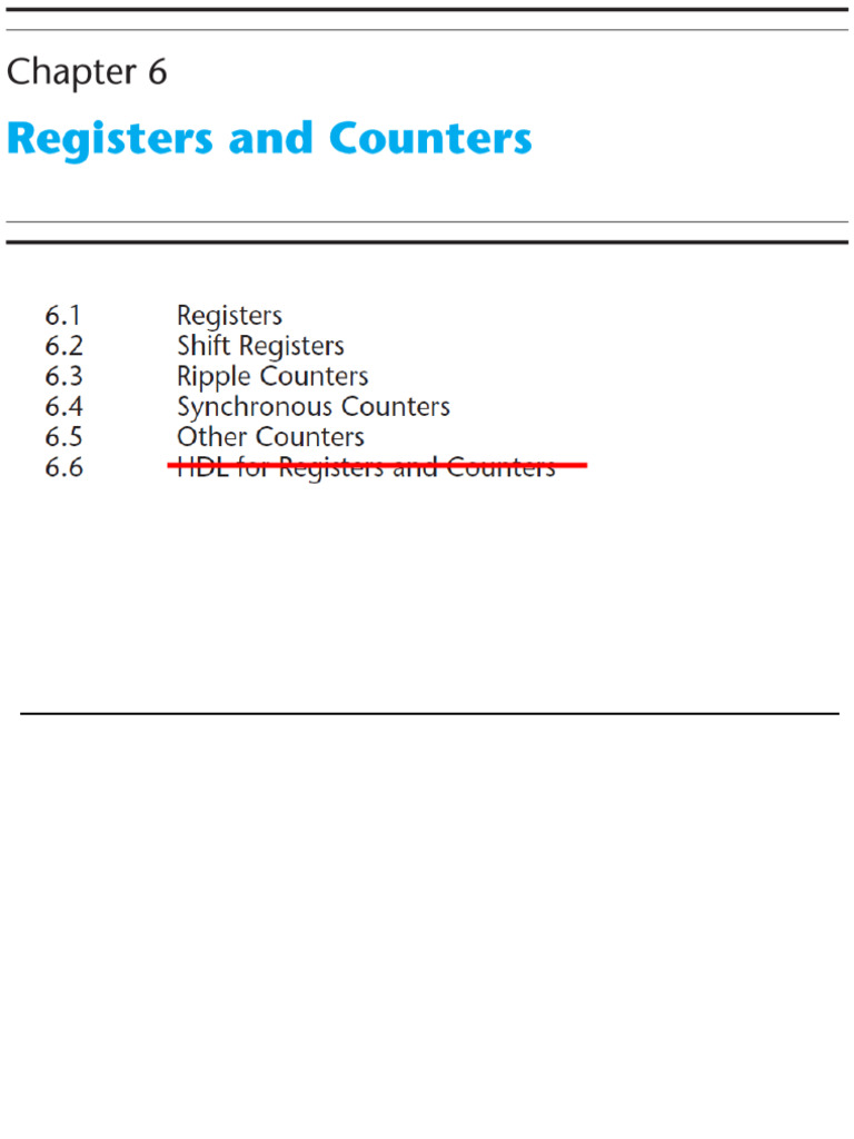 Registers and Counters Overview | PDF | Digital Electronics | Digital ...