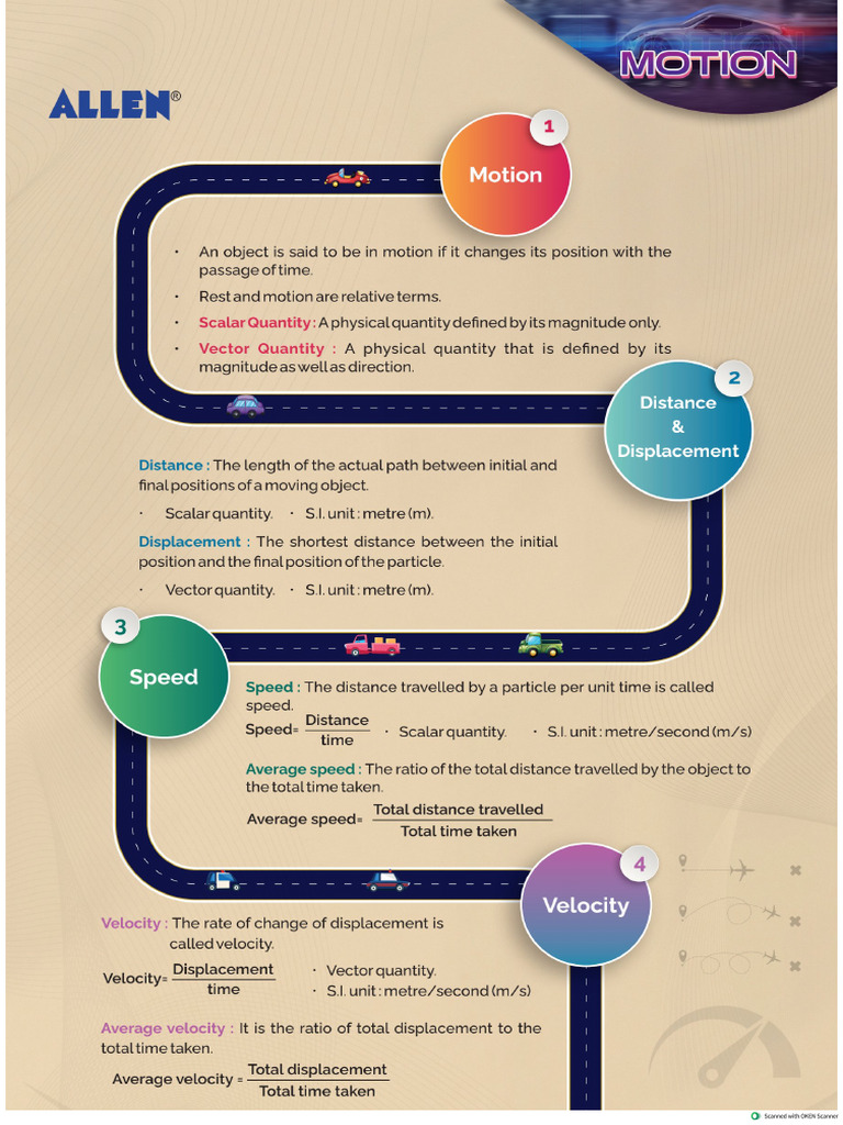 Motion Key Point | PDF