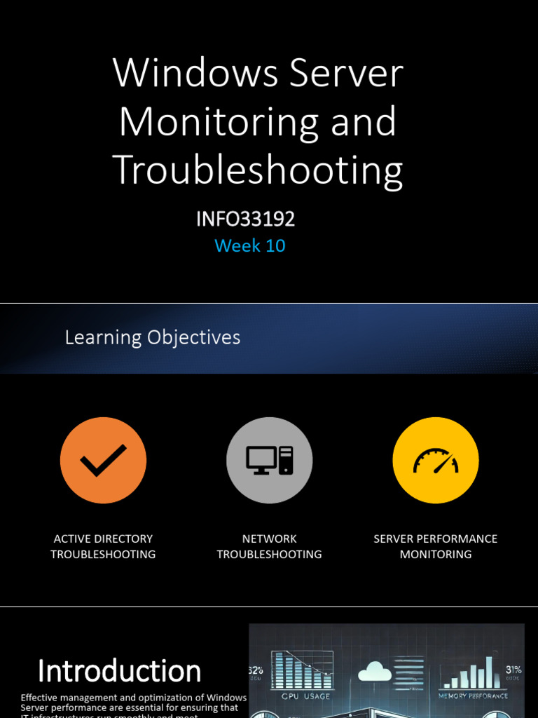 Windows Server Monitoring & Troubleshooting Guide | PDF | Routing ...
