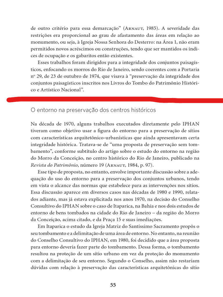 Sem Tombar Preservação Do Entorno Pagina 55-93 | PDF | Rio de Janeiro ...