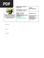 SOP for pH Meter Operation and Calibration | PDF | Ph | Physical Chemistry