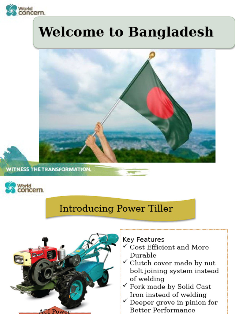 Power Tillers in Bangladesh: Key Features | PDF | Tillage | Agriculture