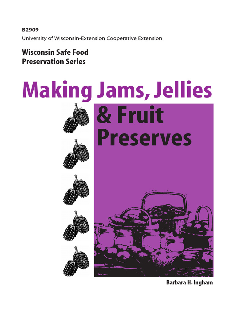 B2909 Making Jams Jellies Fruit Preserves | PDF | Fruit Preserves ...