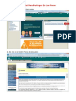 Tutorial para Participar en Los Foros