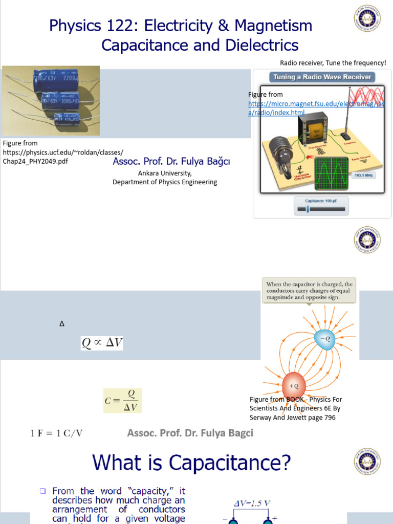 Capacitance and Dielectrics Explained | PDF | Capacitance | Capacitor