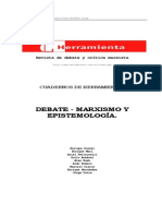 Cuadernos de Herrramienta 1 Debate Marxismo y Epistemologia