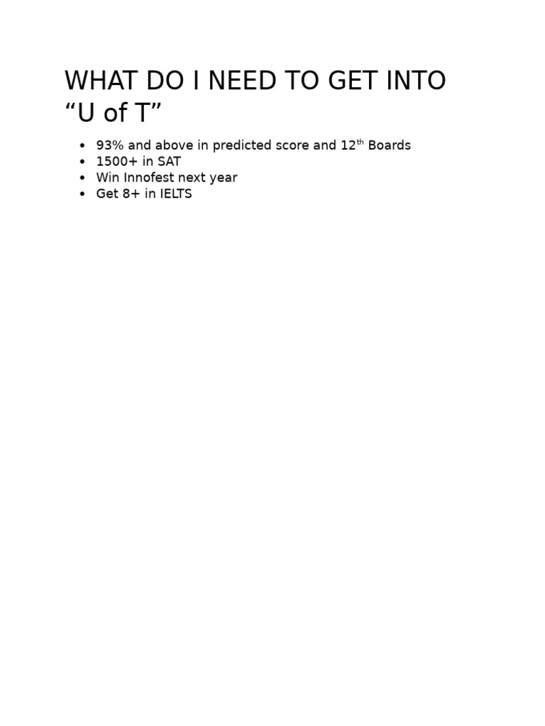 What Do I Need To Get Into | PDF