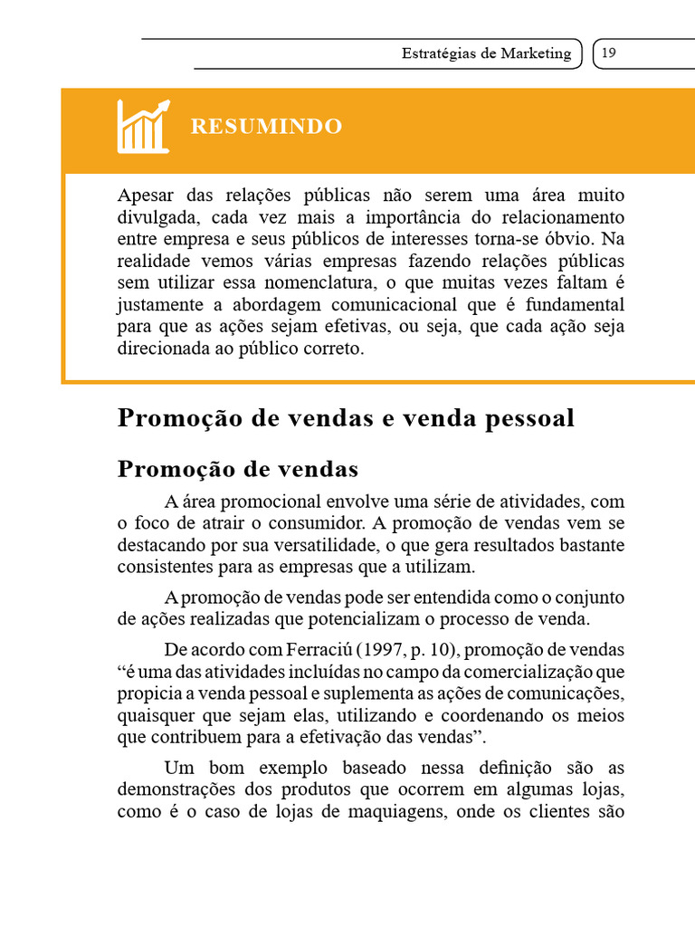 Promoção de Vendas e Estratégias Eficazes | PDF