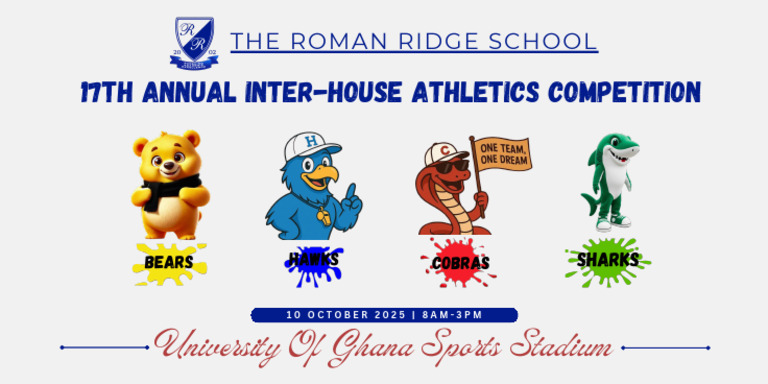 Banner - Trrs Inter House Athletics Competition 2025 | PDF