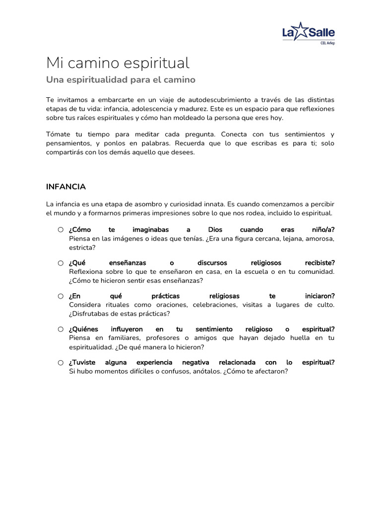 Reflexiones sobre el Camino Espiritual | PDF | Espiritualidad