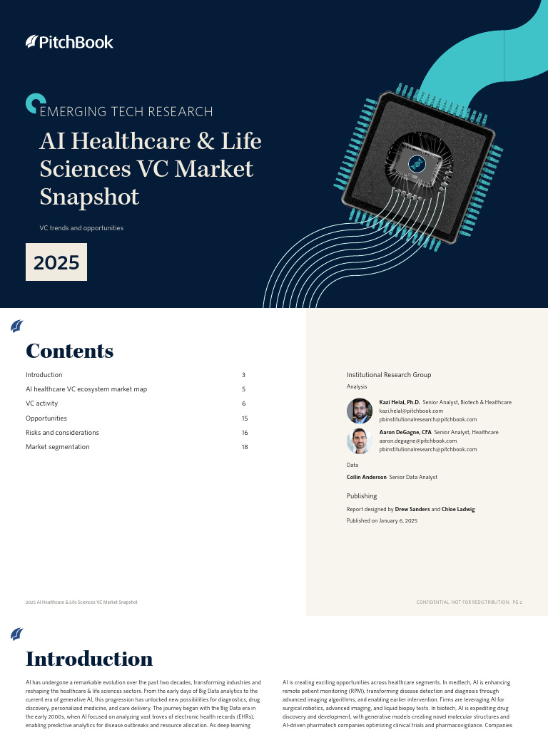 2025 AI Healthtech VC Market Insights | PDF | Artificial Intelligence ...