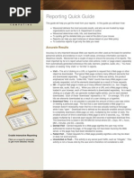 Reporting Quick Guide